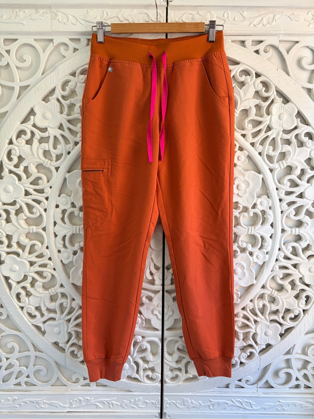 FIGS Technical Collection Terracotta Jogger Scrub Pants XS Regular Rise